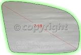 MIRROR GLASS mitsubishi PRECIS 90-94 hyundai EXCEL view rh