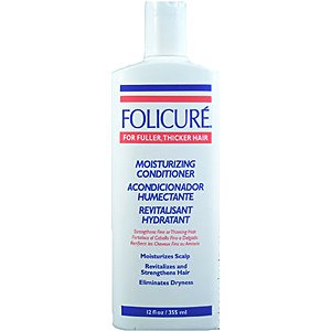 FOLICURE Moisturizing Conditioner for Fuller, Thicker Hair Strengthens Fine or Thinning Moisturizes Scalp, Revitalizes & Strengthens Hair & Eliminates Dryness 12oz/355ml