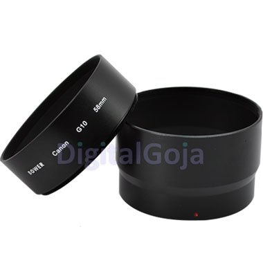 58mm Two Piece Lens Adapter for Canon Powershot G10, G11 (an alternative to the LA-DC58K)