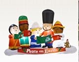 Over 8 Ft. Long - Gemmy Christmas Airblown Inflatable - Children of the World Carolers