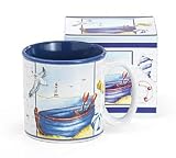 Hatteras Lighthouse Design Coffee Mug/Cup With Gift Box Kitchen Decor