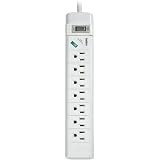 Spikemaster SM-SG7 7 Outlet Strip Standard Protection (Gray)