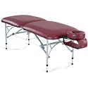 Adapta AT-100 Aluminum Massage Table - Maroon