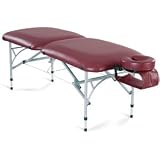 Adapta AT-100 Aluminum Massage Table - Maroon