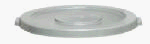 Continental Commercial #4445 GY 44GAL Receptacle Lid