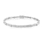 1/4ct Diamond Tennis Bracelet in Sterling Silver 7"