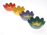 Certified International Modern Garden 3-D 8-Inch Soup/Cereal Bowl, Set of 4 Assorted Designs