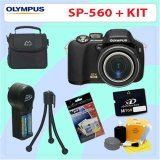 Olympus SP-560UZ 8MP Digital Camera + 1GB Accessory Kit