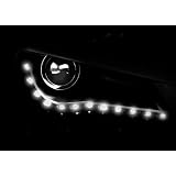 2007-2011 Toyota Camry White Lights LED HeadLight Strip (audi style) by BlingLights