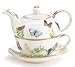Porcelain Teapot And Teacup Duo Beautiful Kitchen and Dining Decor