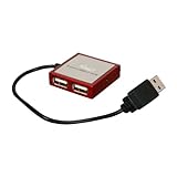 Rosewill 4-Port USB Hub - Red (RHB-220R)