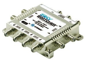 Steren 201-737 3x8 Satellite IF Multiswitch UHF/VHF Not Amplified DirecTV Compatible
