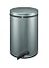 Wesco 117 232-03 Tretabfallsammler Softer, 14 Liter, feuerverzinker Einsatz, neusilber