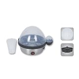 Andrew James Electric Stainless Steel Egg Boiler with Free Poacher attachment and Free Steamer attachment.'