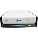 LG Electronics 8X External Blu-ray ReWrite Drive BE08LU20 BLACK/RETAIL (Black)