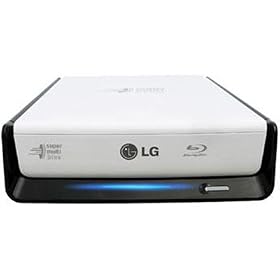 LG Electronics 8X External Blu-ray ReWrite Drive BE08LU20 BLACK/RETAIL (Black)