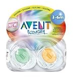 Translucent Infant Pacifiers 3-6m (colors may vary)