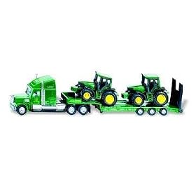 Siku 1:87 Jd Low Loader W/2 John Deere Tractors