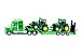 Siku 1:87 Jd Low Loader W/2 John Deere Tractors