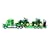 Siku 1:87 Jd Low Loader W/2 John Deere Tractors