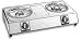 Outdoor Living : Portable Stainless Double Burner Stove