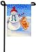 pomeranian0 - Pomeranian Frostys Helper Garden Flags