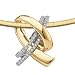 1/5ctw Double Pave Diamond Swish Slide