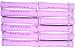 HAIRART Jumbo Long Concave Perm Rods Purple (Diameter: 9/16 inch/Model: 13123)