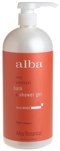 Alba Botanica Bath and Shower Gel, Honey Mango, 32-Ounce Bottle