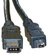 IEEE-1394, 6P / 4P, Firewire Cable, 6 ft