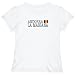 T-Shirt Woman White Elegant Flag 
