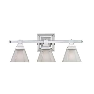 Sea Gull Lighting 40041-05 Buckingham Three-Light Vanity, Chrome Finish by 