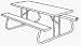 Kitchen & Housewares : 6' Folding Picnic Table