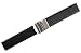 Men's Rubbertech (TM) Silicone Rubber&nbsp; Watchband Stainless Steel Deployment Buckle 20mm Adjustable Length