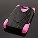MPERO IMPACT X Series Kickstand Case for Motorola DROID RAZR MAXX HD XT926M - Black / Hot Pink