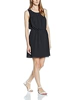 edc by ESPRIT Vestido Embro Chiffon (Negro)