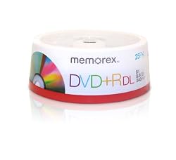Memorex8.5Gb/2.4xDVD+RDualLayer(25-PackSpindle)