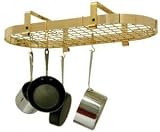 Enclume PR12wg-CP Low Oval with Grid Premier Ceiling Rack, Copper