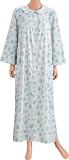 Snap-Front Cotton Flannel Robe