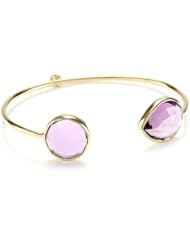 Jemma Wynne "Prive" Amethyst Large Stone Bangle Bracelet