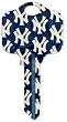 New York Yankees Kwikset KW1 House Key