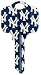 New York Yankees Kwikset KW1 House Key