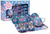 Flower Tin Tea Set