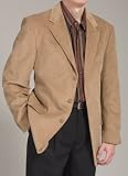 Kilburne & Finch Classic Tan Corduroy 3-Button Sport Coat