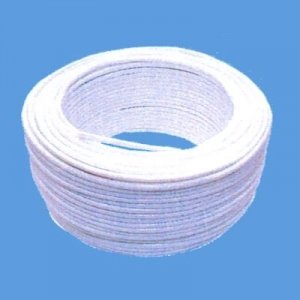 【因幡/ジャッピー】 マーカー用絶縁チューブ 白 4.0mm×0.4mm×100m