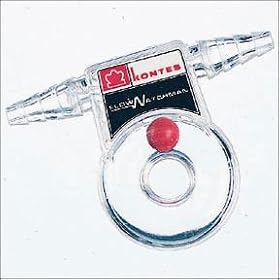 Kontes Brand Flow-Watchman Water Flow Indicator; No. 1 hose connections