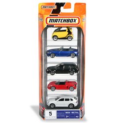 Matchbox Hero City Vehicle 5-Pack:Matchbox Foreign Cars 5-Pack by Mattel