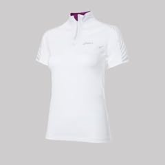 Asics L2 W`S Run 1/2 Zip Short Sleeve Top WEISS 6122140001 Gr�sse: L