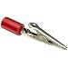 Cal Test Electronics CTM-60HS Steel Partial Insulated Alligator Clip with Acetate Barrel, 10 Amp, 2-7/32" Length (Pack of 100)