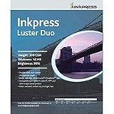 - Inkpress Luster-Duo - Double Sided Bright Resin Coated Photograde Inkjet Paper - 11mil - 290gsm - 11 x 17 - 20 Sheets